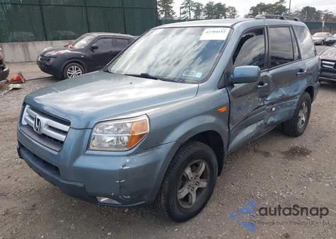 2007 Honda Pilot Ex-L z USA, uszkodzony, nr VIN 2HKYF18657H519624